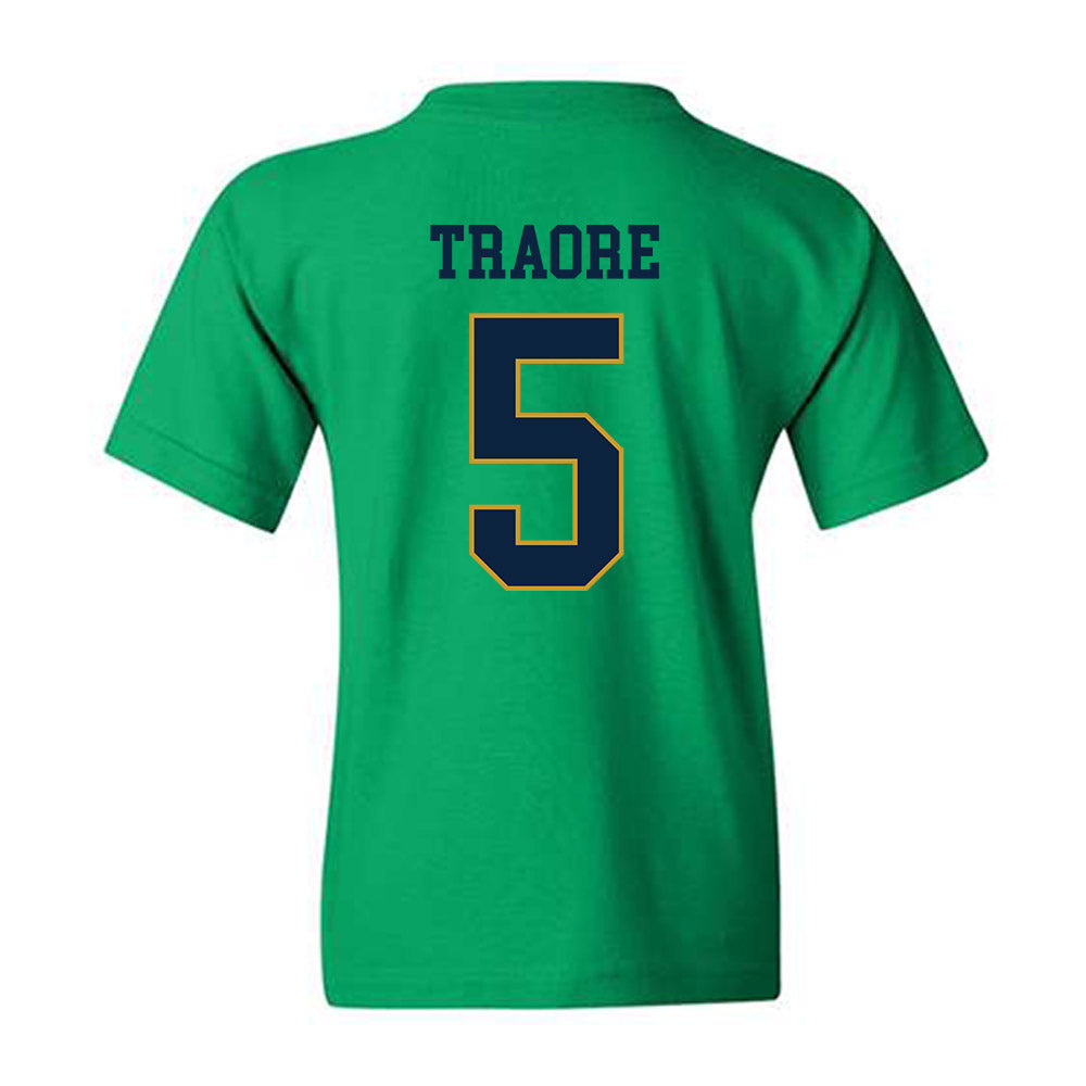 Notre Dame - NCAA Football : Boubacar Traore - Classic Fashion Shersey Youth T-Shirt-1