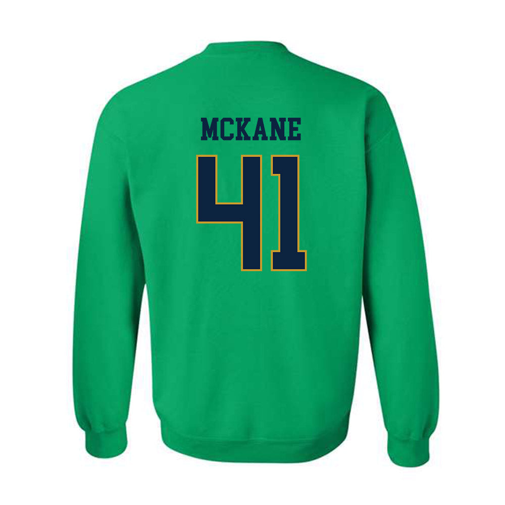 Notre Dame - NCAA Men's Lacrosse : Matthew McKane - Classic Fashion Shersey Crewneck Sweatshirt-1