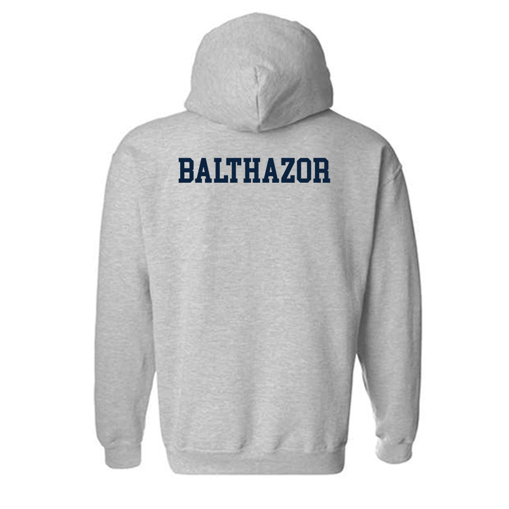 Notre Dame - NCAA Men's Tennis : Nolan Balthazor - Classic Fashion Shersey Hooded Sweatshirt-1