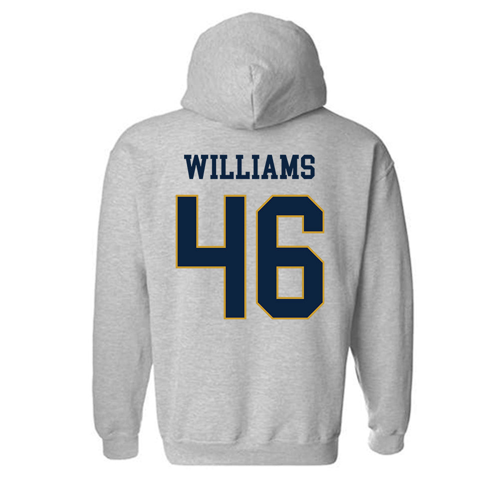 Notre Dame - NCAA Football : Matt Williams - Classic Fashion Shersey Hooded Sweatshirt-1