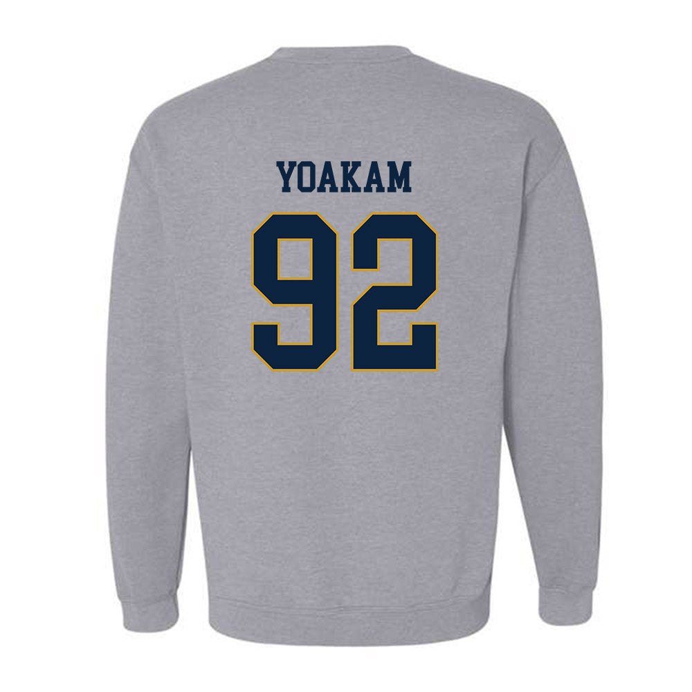 Notre Dame - NCAA Football : Zachary Yoakam - Classic Fashion Shersey Crewneck Sweatshirt-1