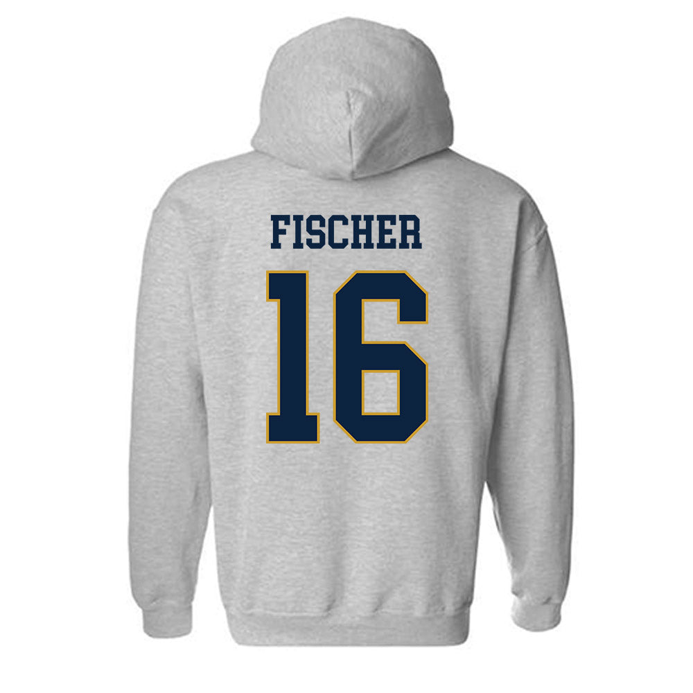 Notre Dame - NCAA Men's Ice Hockey : Paul Fischer - Classic Fashion Shersey Hooded Sweatshirt