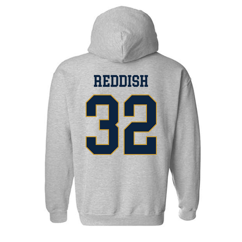 Notre Dame - NCAA Football : Nick Reddish - Classic Fashion Shersey Hooded Sweatshirt-1