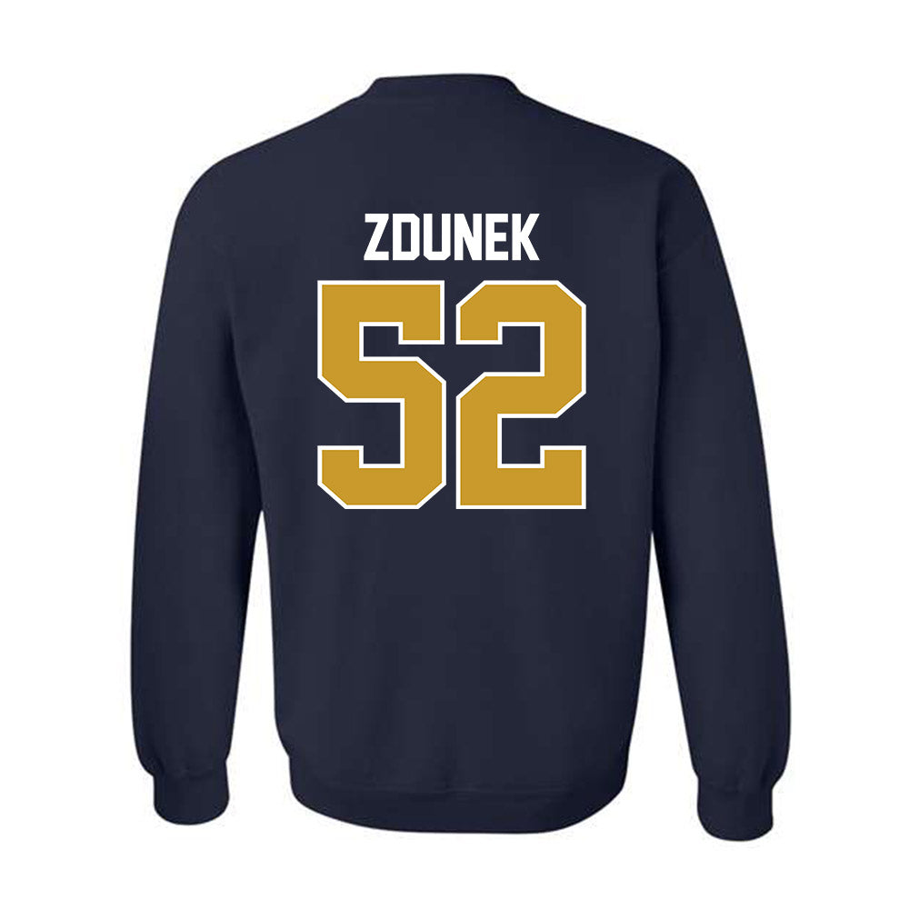 Notre Dame - NCAA Baseball : Eric Zdunek - Sports Shersey Crewneck Sweatshirt-1