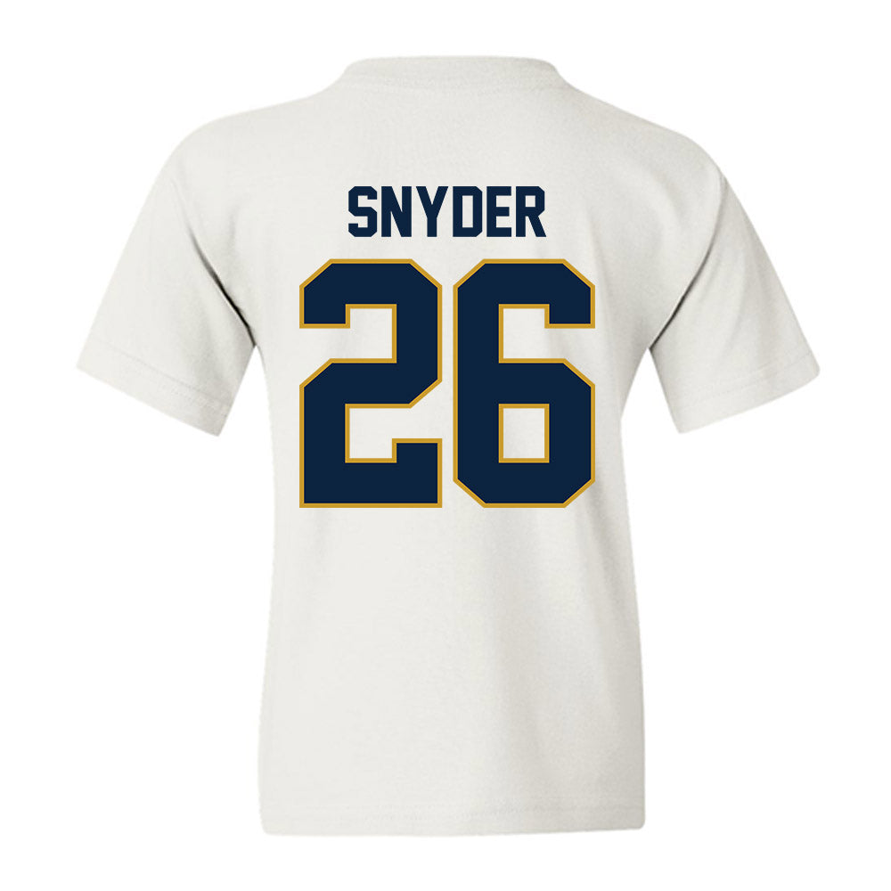 Notre Dame - NCAA Baseball : Garrett Snyder - Sports Shersey Youth T-Shirt-1