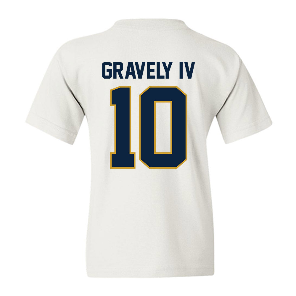 Notre Dame - NCAA Baseball : Warren Gravely IV - Sports Shersey Youth T-Shirt-1