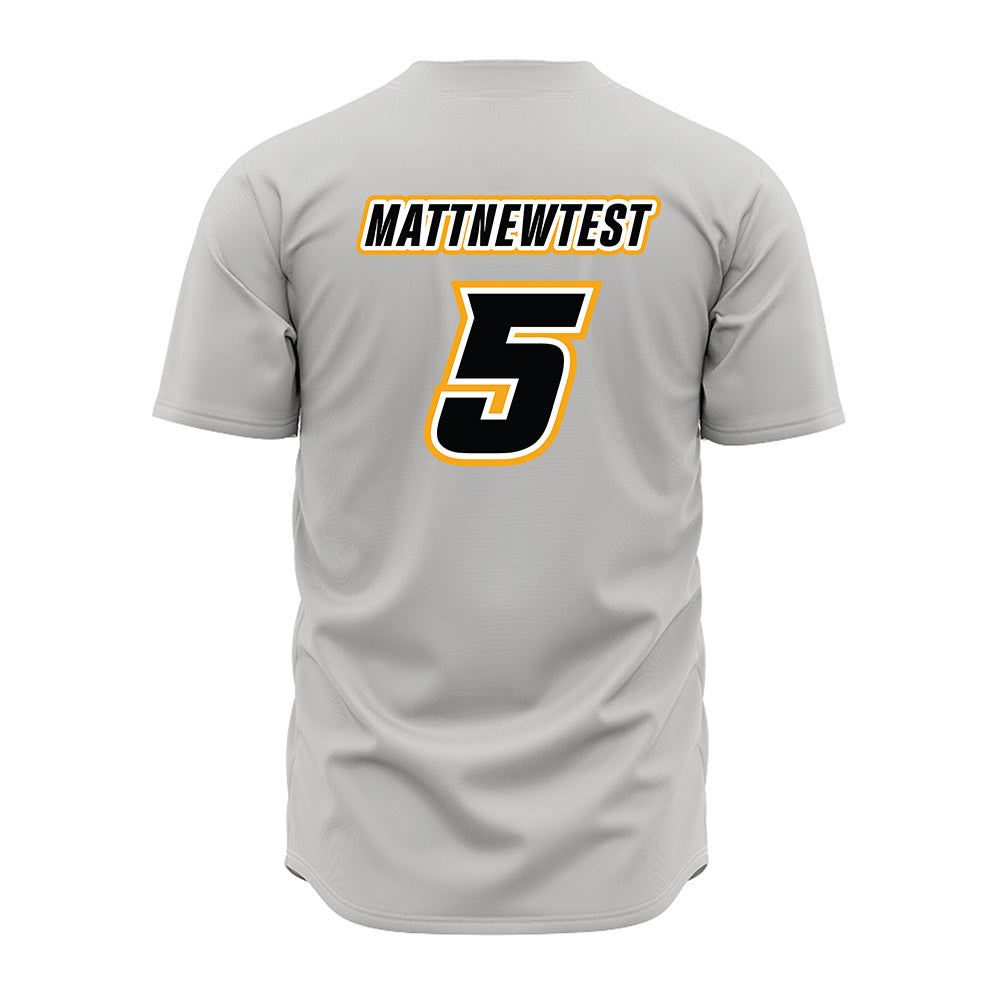 VCU - NCAA Baseball : Test MattNewTest - Grey Jersey-1