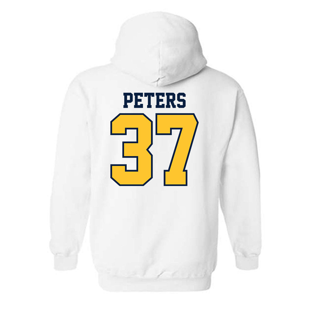 UC Berkeley - NCAA Football : Erik Peters - Sports Shersey Hooded Sweatshirt-1