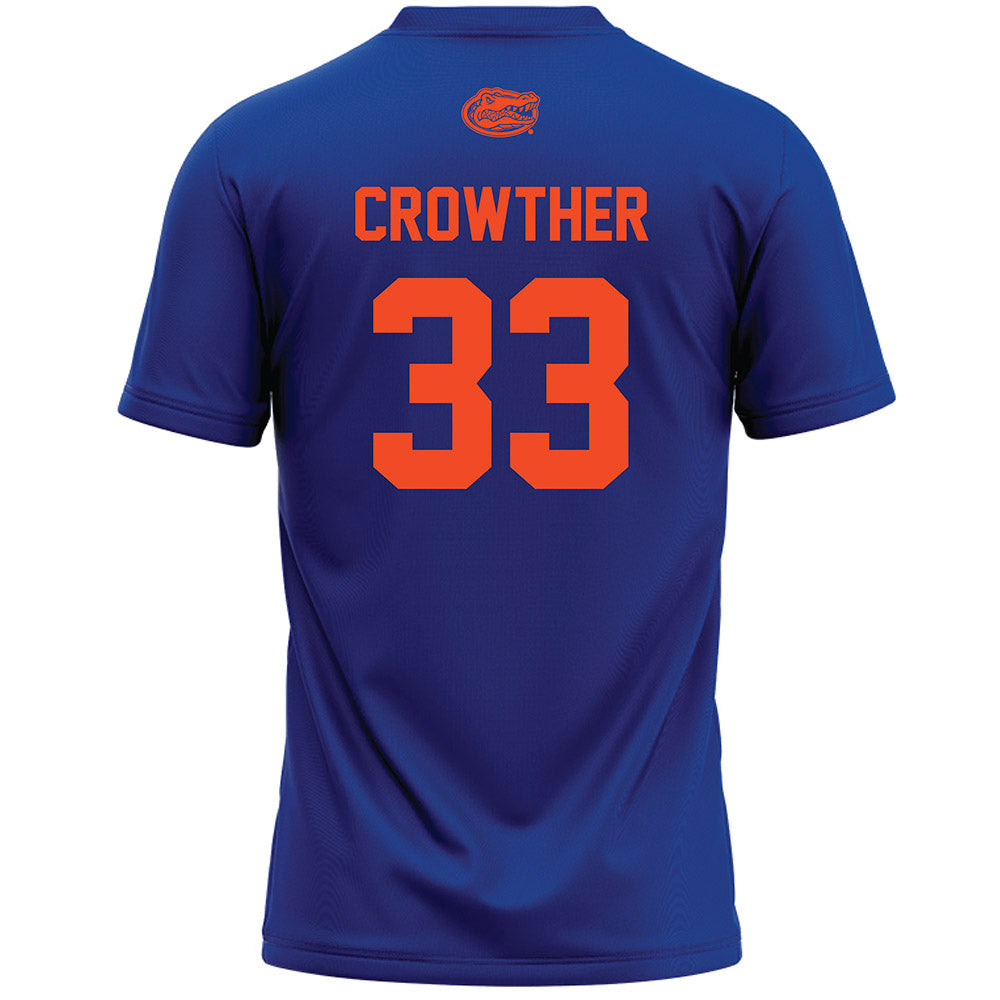 Florida - NCAA Women's Lacrosse : Paige Crowther - Blue Lacrosse Jersey -1