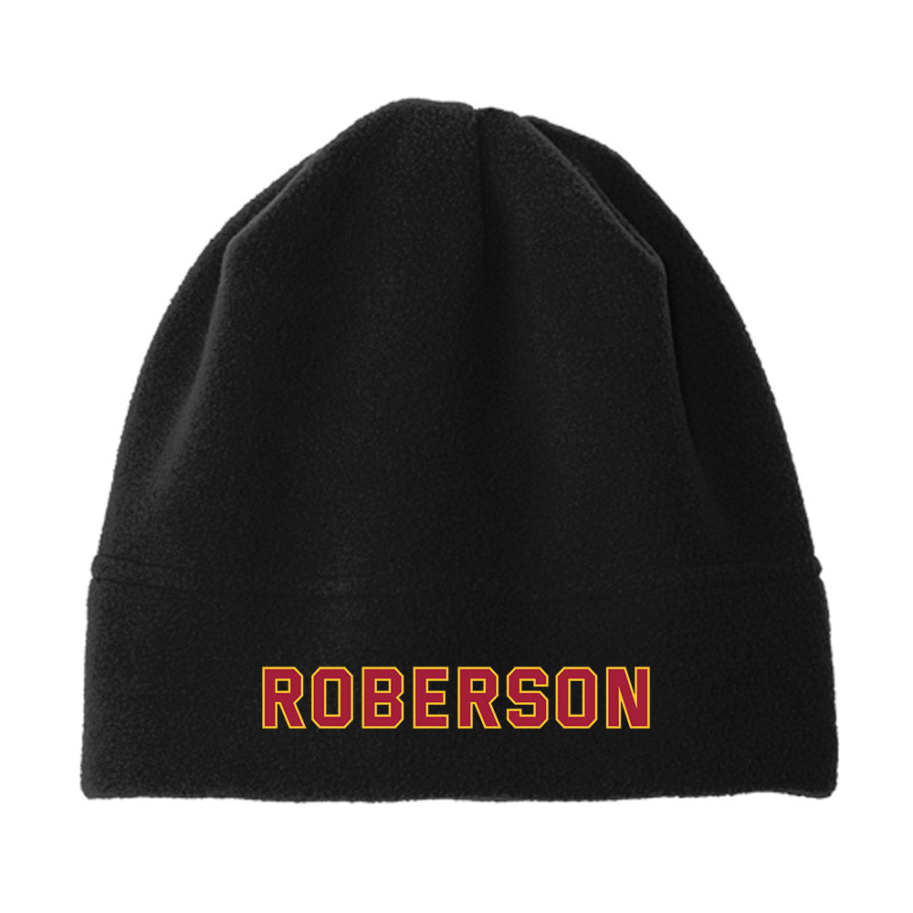 USC - NCAA Women's Lacrosse : Asjia Roberson - R-Tek® Stretch Fleece Beanie-1