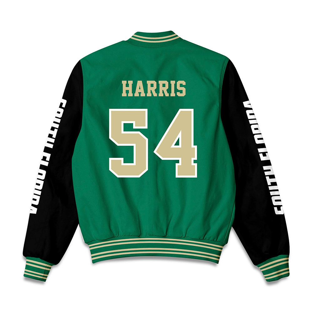 USF - NCAA Football : Caleb Harris - Bomber Jacket-1