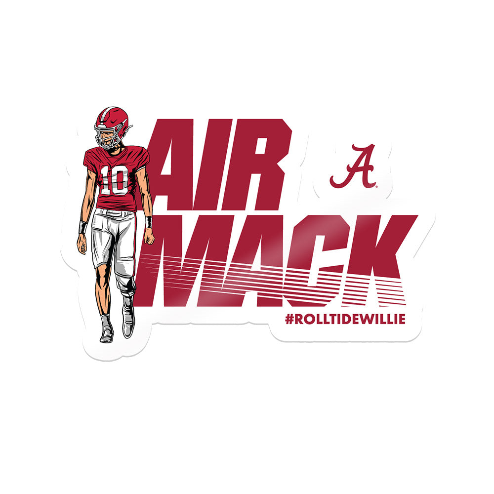 Alabama - NCAA Football : Austin Mack x Roll Tide Willie - Sticker Individual Caricature