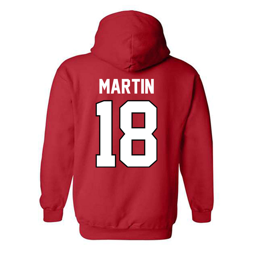 Texas Tech - NCAA Football : SVioarean Martin - Classic Shersey Hooded Sweatshirt-1