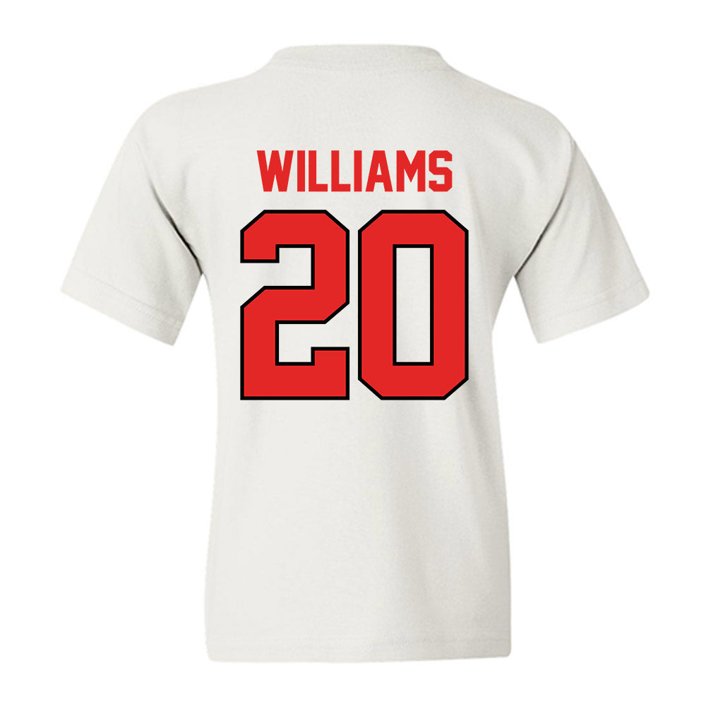 Texas Tech - NCAA Football : Jkoby Williams - Classic Shersey Youth T-Shirt-1
