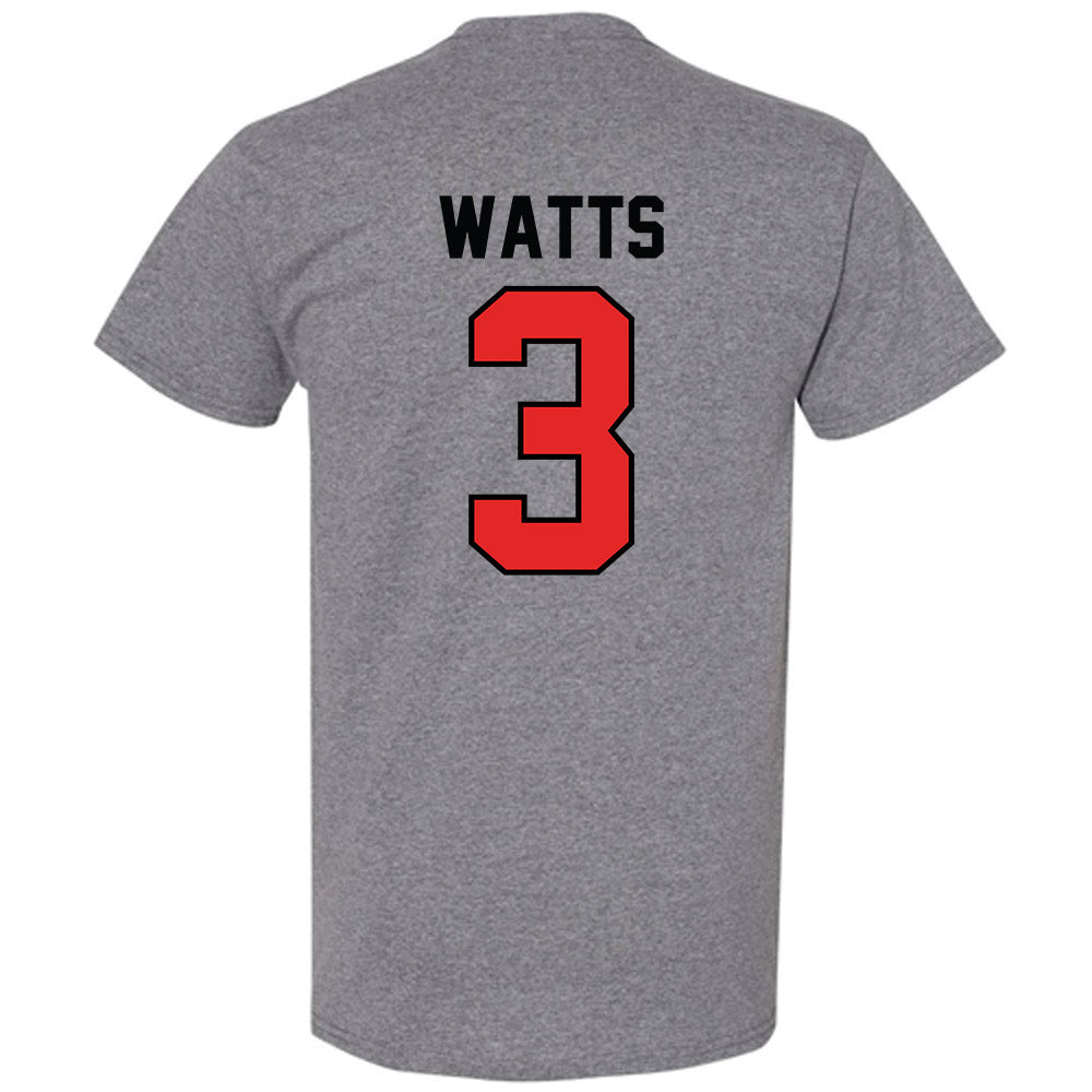 Texas Tech - NCAA Men's Basketball : Lejuan Watts - Classic Shersey T-Shirt-1