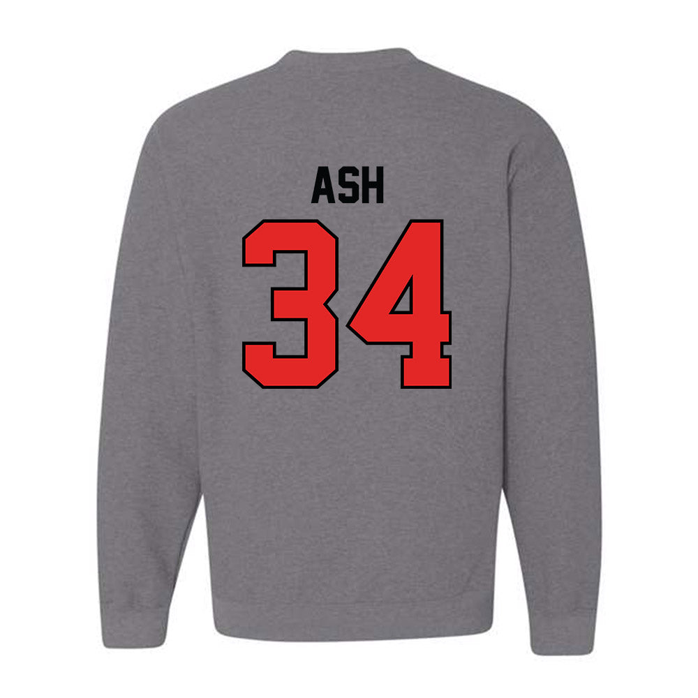 Texas Tech - NCAA Football : Jude Ash - Classic Shersey Crewneck Sweatshirt-1