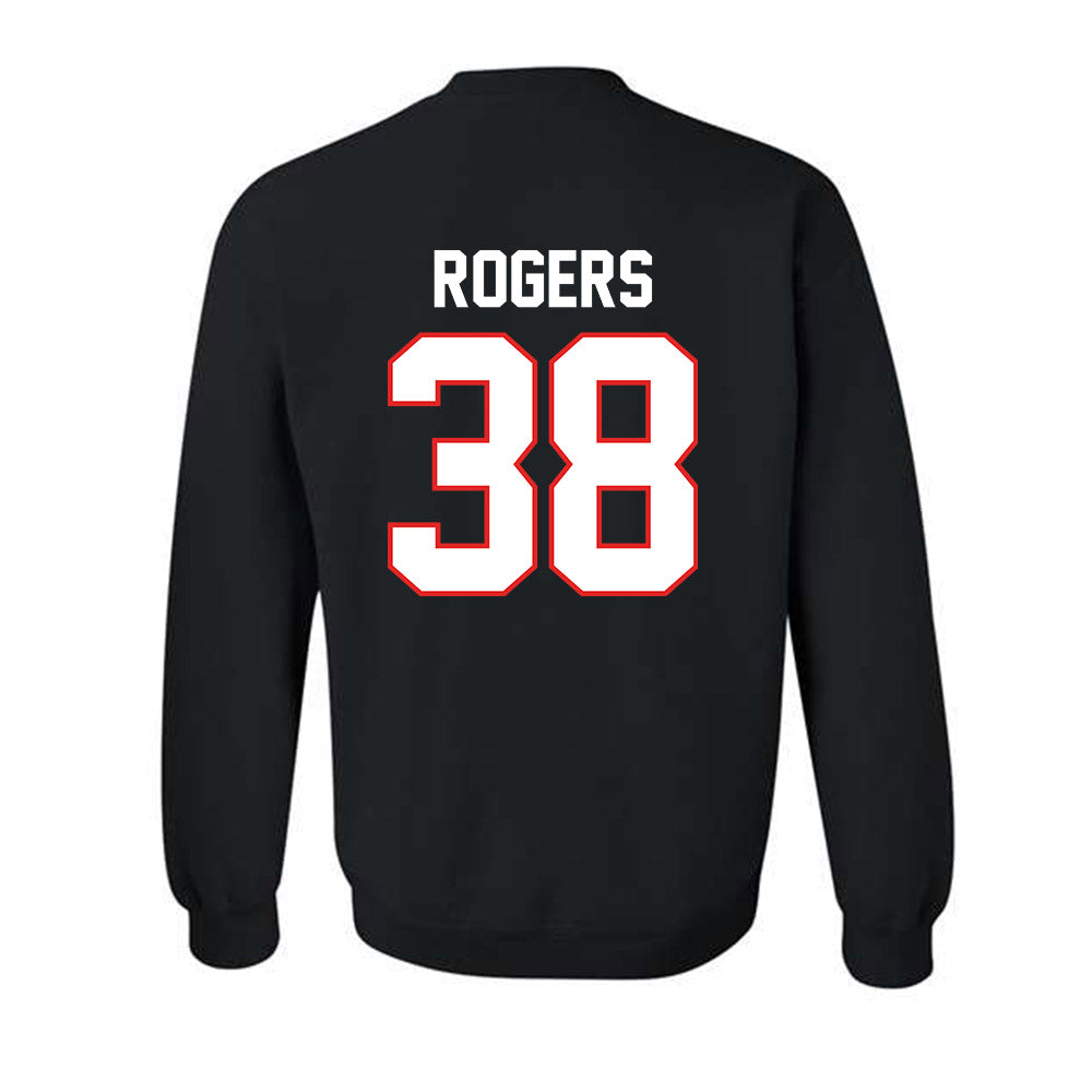 Texas Tech - NCAA Baseball : Jacob Rogers - Sports Shersey Crewneck Sweatshirt-1