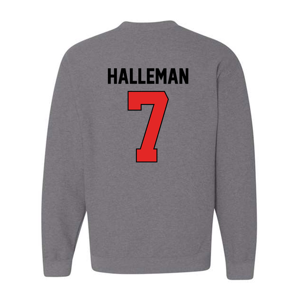 Texas Tech - NCAA Softball : Logan Halleman - Sports Shersey Crewneck Sweatshirt
