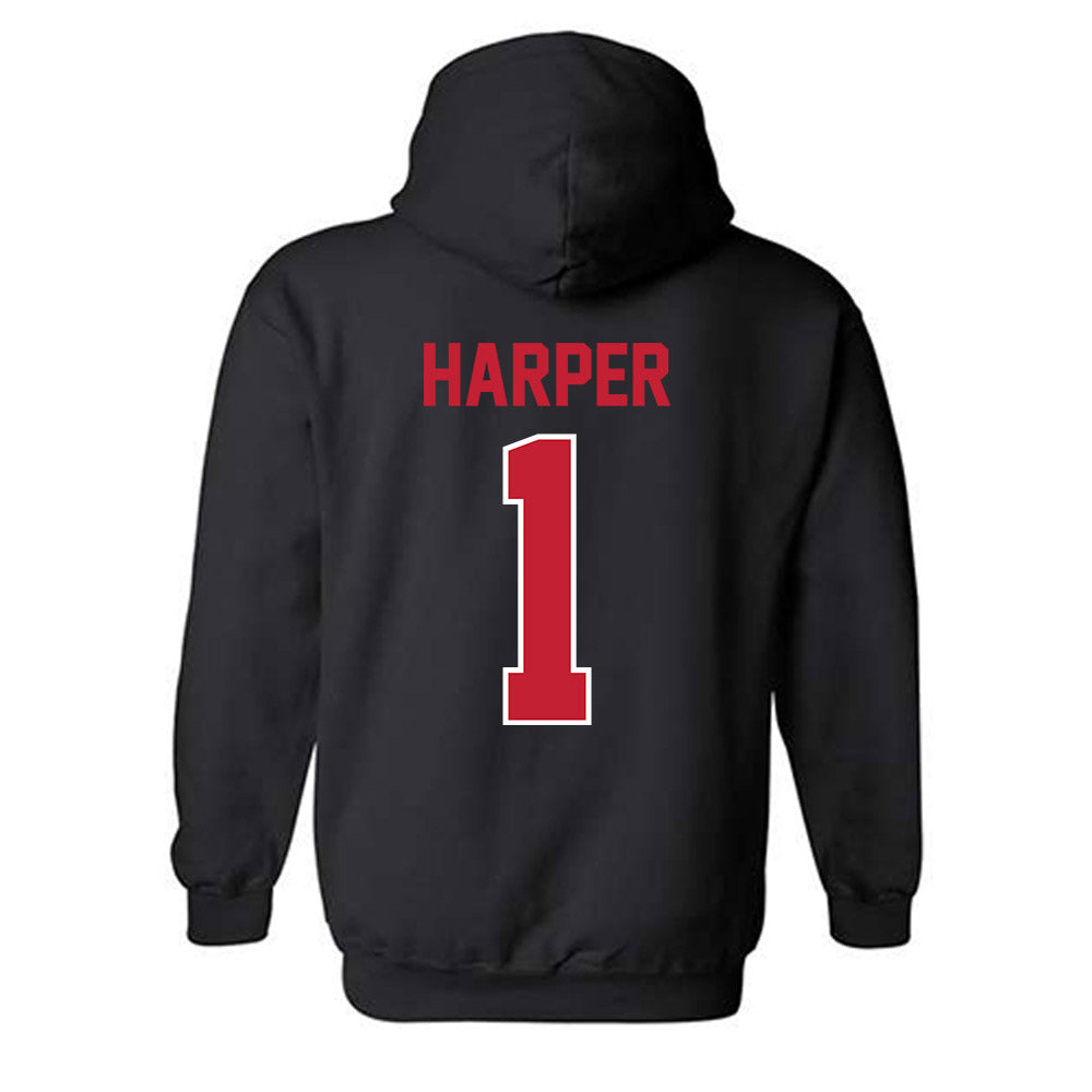Georgia - NCAA Women's Volleyball : Tori Harper - Classic Shersey Hooded Sweatshirt-1
