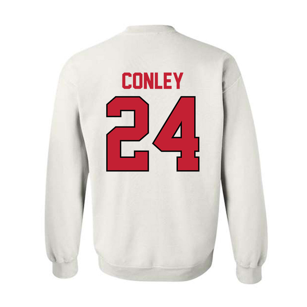 Georgia - NCAA Football : Braylon Conley - Classic Shersey Crewneck Sweatshirt-1