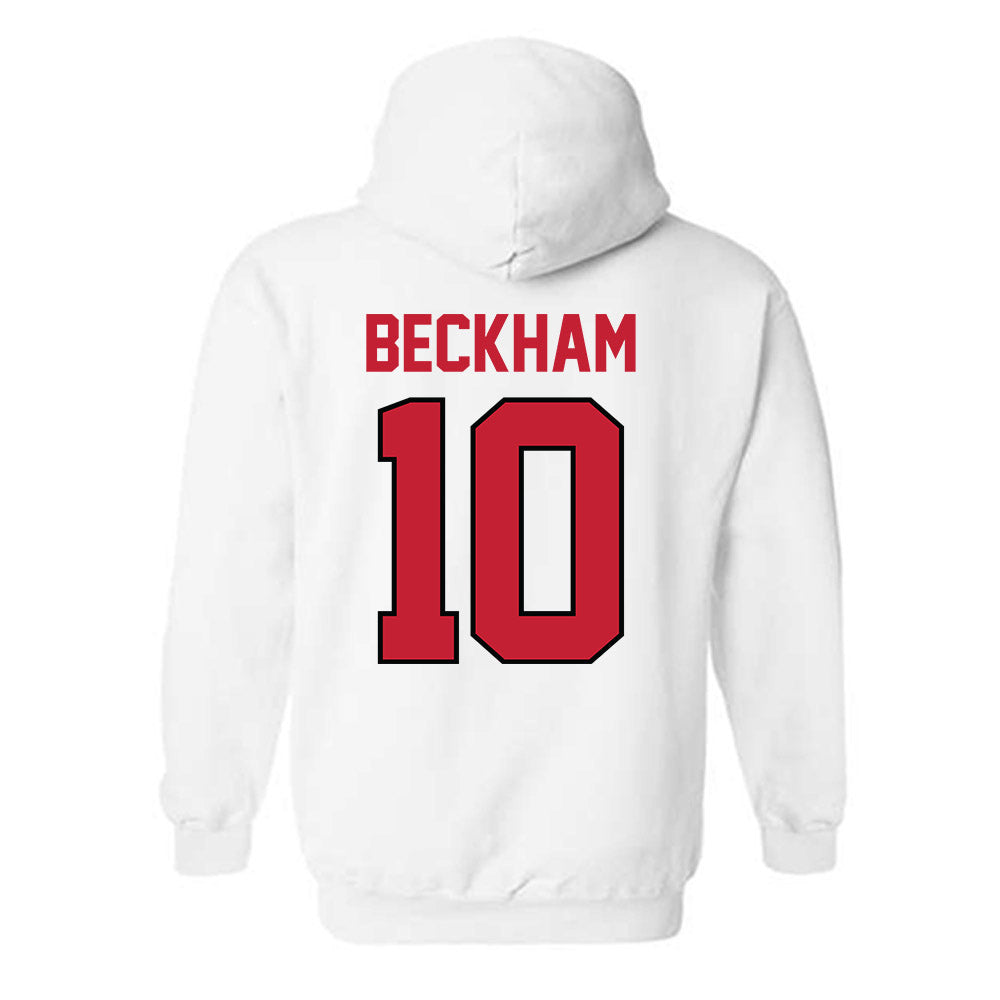 Georgia - NCAA Women's Basketball : Aubrey Beckham - Classic Shersey Hooded Sweatshirt-1