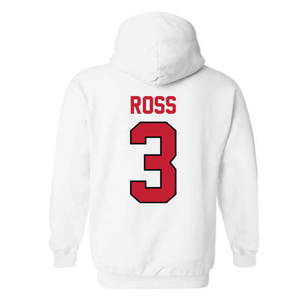 Georgia - NCAA Men's Basketball : Jordan Ross - Classic Shersey Hooded Sweatshirt-1