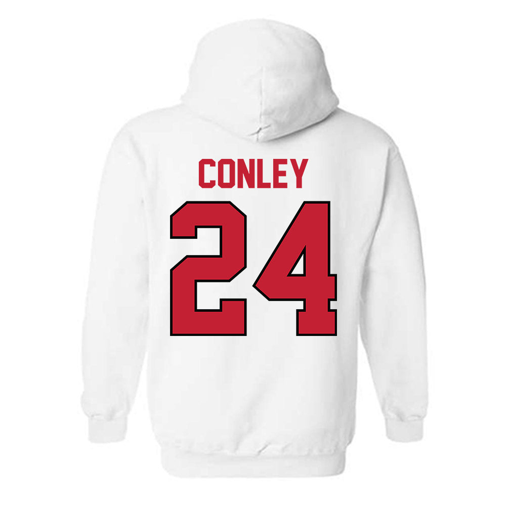 Georgia - NCAA Football : Braylon Conley - Classic Shersey Hooded Sweatshirt-1