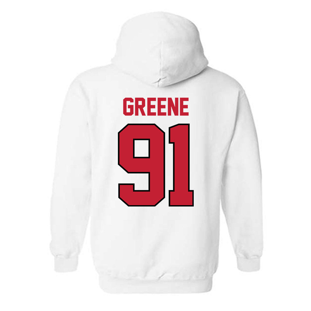 Georgia - NCAA Football : Justin Greene - Classic Shersey Hooded Sweatshirt-1
