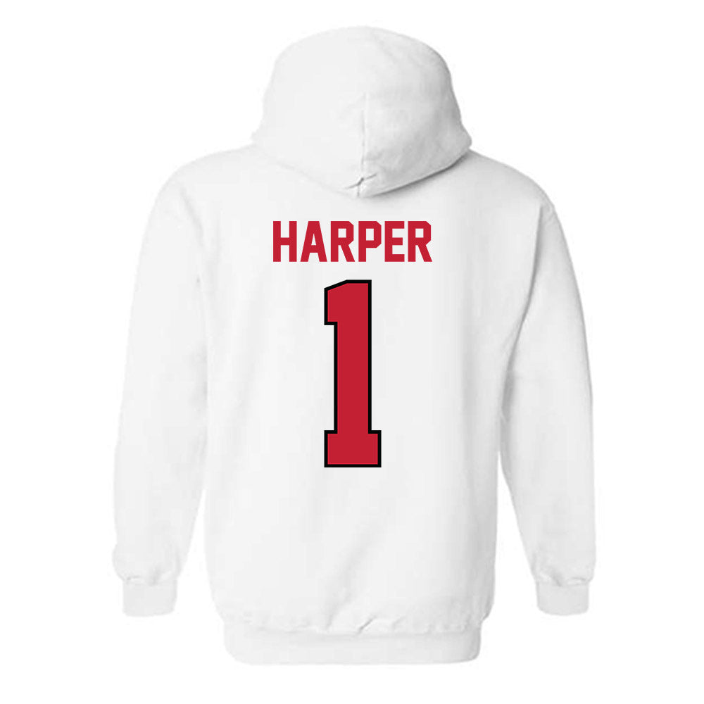 Georgia - NCAA Women's Volleyball : Tori Harper - Classic Shersey Hooded Sweatshirt-1