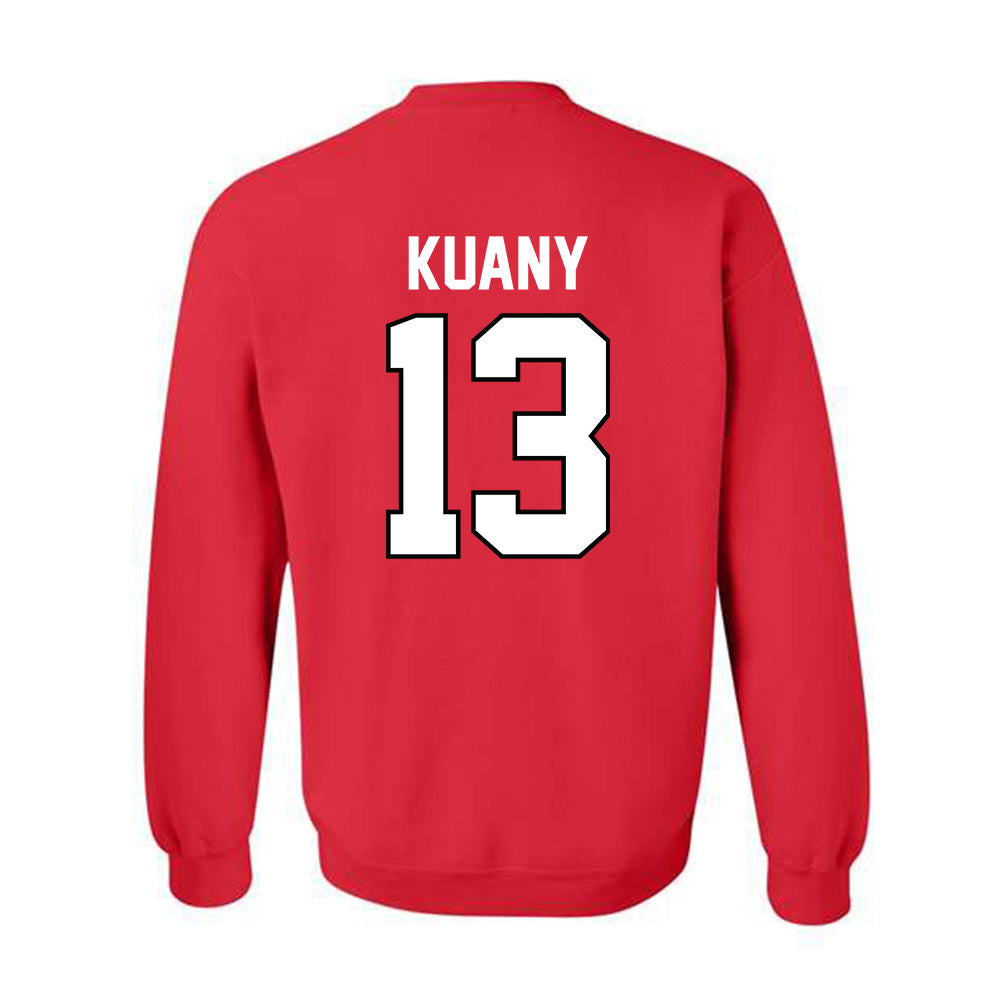 Georgia - NCAA Men's Basketball : Mading Kuany - Classic Shersey Crewneck Sweatshirt-1