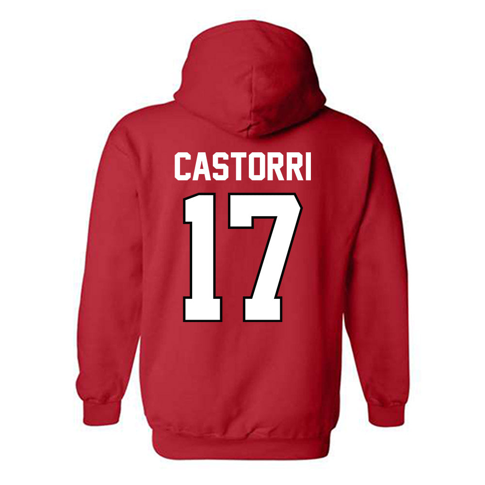 Georgia - NCAA Softball : Emma Castorri - Classic Shersey Hooded Sweatshirt-1