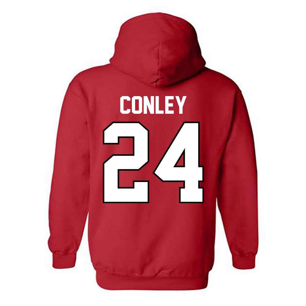 Georgia - NCAA Football : Braylon Conley - Classic Shersey Hooded Sweatshirt-1