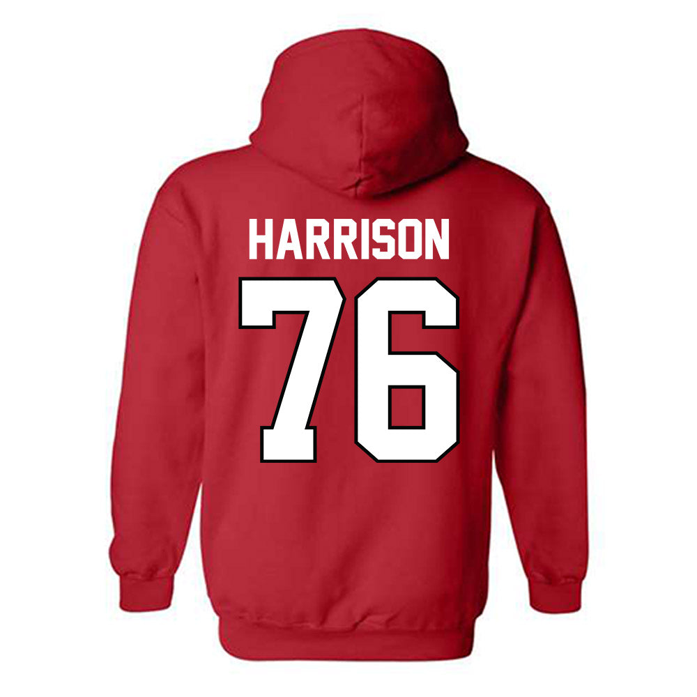 Georgia - NCAA Football : Marcus Harrison - Classic Shersey Hooded Sweatshirt-1