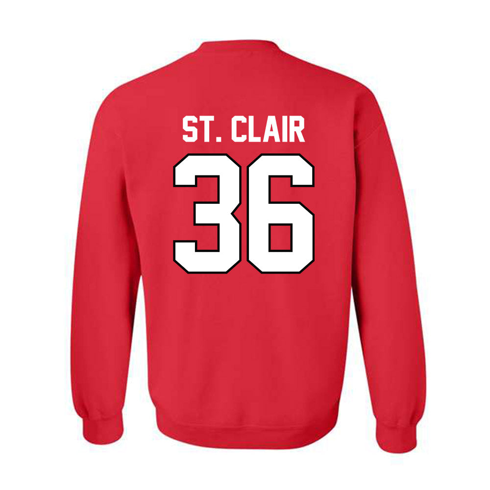 Georgia - NCAA Football : Jackson St. Clair - Classic Shersey Crewneck Sweatshirt-1