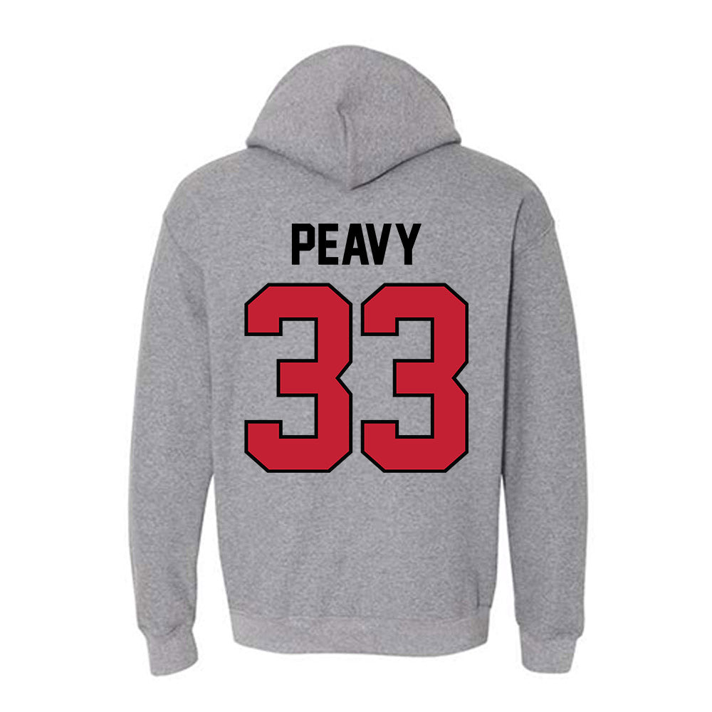 Georgia - NCAA Baseball : Jackson Peavy - Classic Shersey Hooded Sweatshirt-1