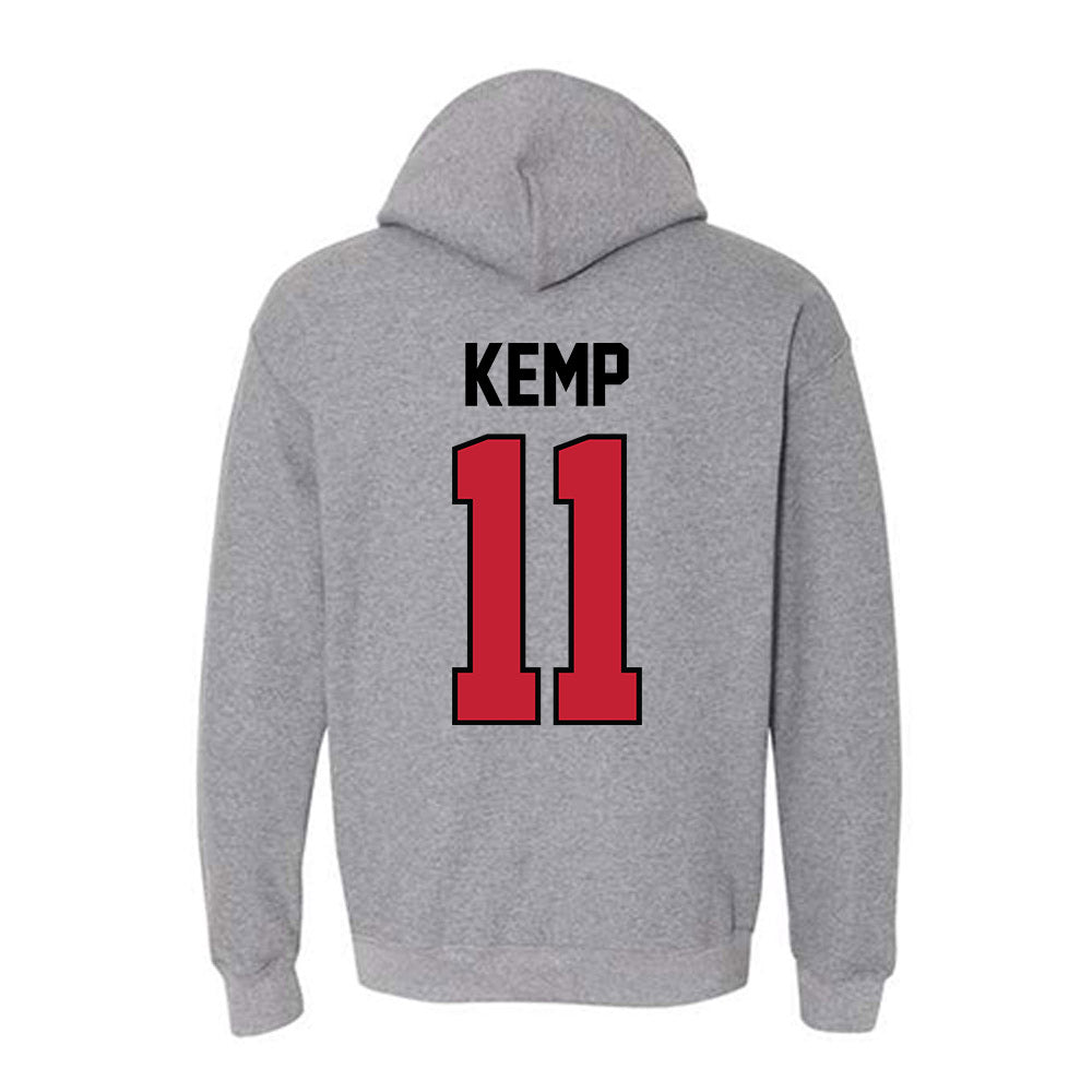 Georgia - NCAA Women's Volleyball : Kendal Kemp - Classic Shersey Hooded Sweatshirt-1