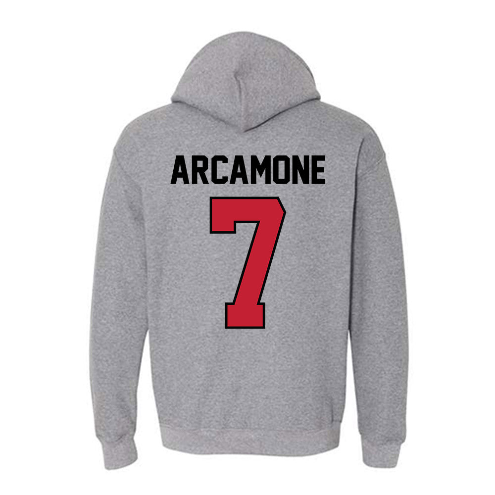 Georgia - NCAA Baseball : Jack Arcamone - Classic Shersey Hooded Sweatshirt-1