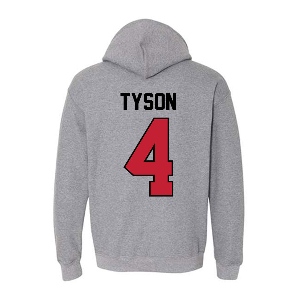 Georgia - NCAA Women's Volleyball : Kaiya Tyson - Classic Shersey Hooded Sweatshirt-1