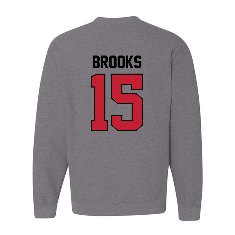 Georgia - NCAA Football : Khamari Brooks - Classic Shersey Crewneck Sweatshirt-1