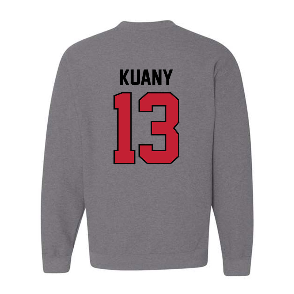 Georgia - NCAA Men's Basketball : Mading Kuany - Classic Shersey Crewneck Sweatshirt-1