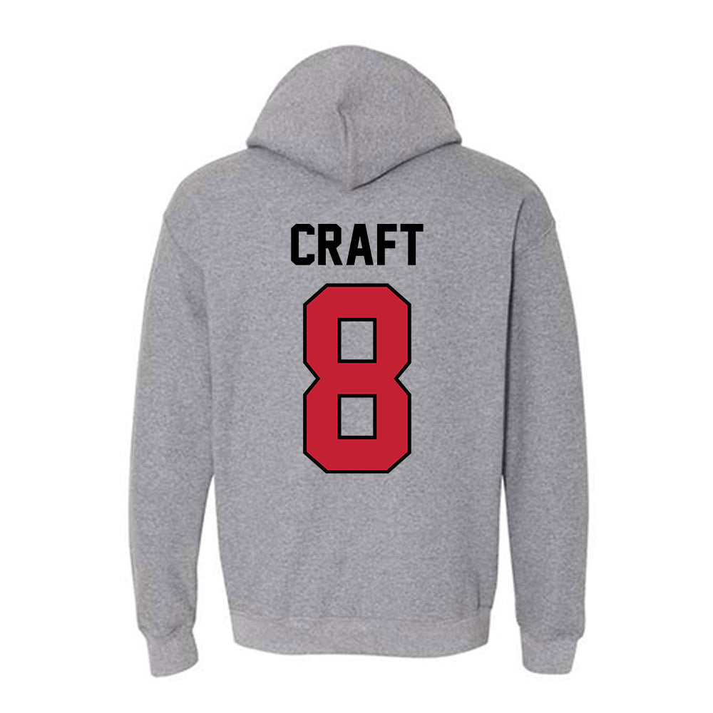 Georgia - NCAA Women's Basketball : Zhen Craft - Classic Shersey Hooded Sweatshirt-1
