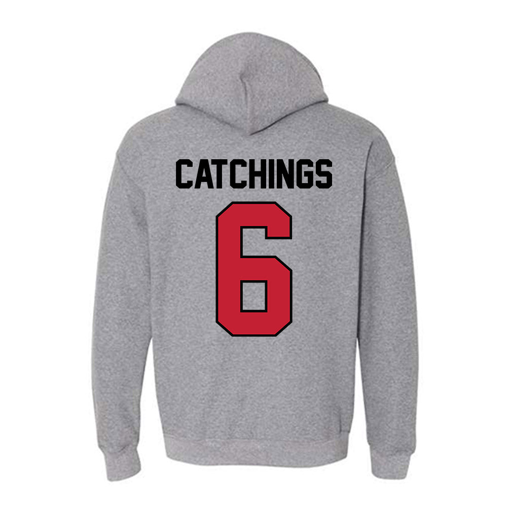 Georgia - NCAA Men's Basketball : Kanon Catchings - Classic Shersey Hooded Sweatshirt-1