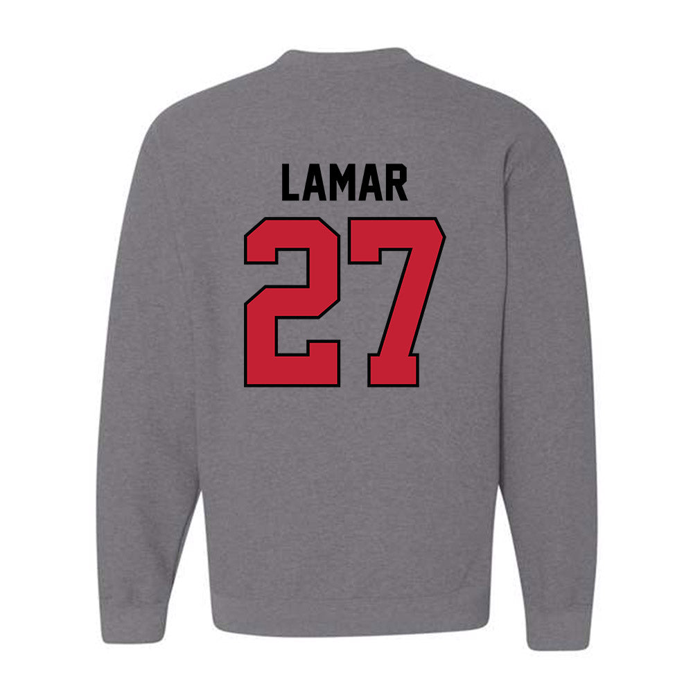 Georgia - NCAA Football : Ty'Jaevian Lamar - Classic Shersey Crewneck Sweatshirt-1
