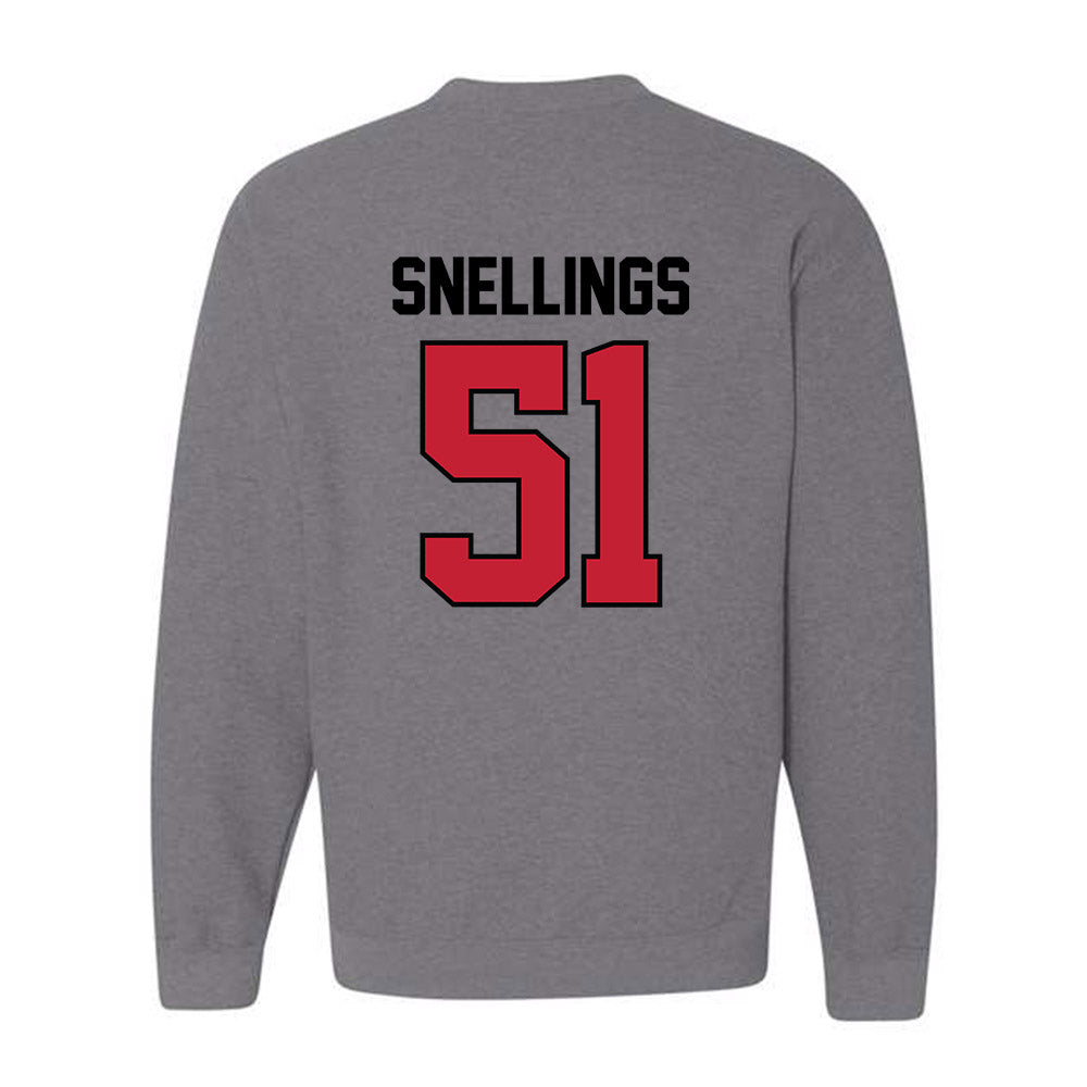 Georgia - NCAA Football : Will Snellings - Classic Shersey Crewneck Sweatshirt-1