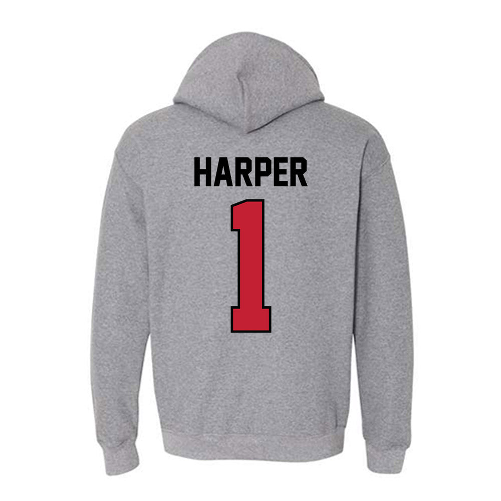 Georgia - NCAA Women's Volleyball : Tori Harper - Classic Shersey Hooded Sweatshirt-1