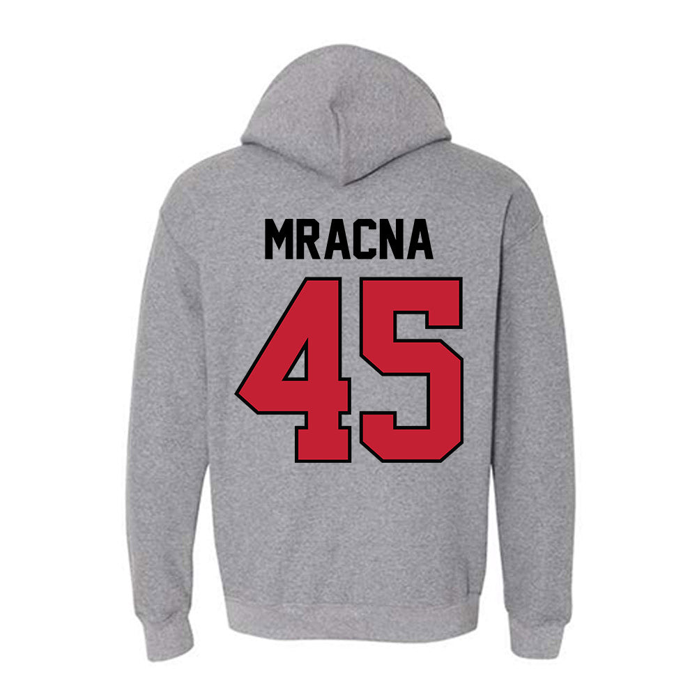Georgia - NCAA Baseball : Christian Mracna - Classic Shersey Hooded Sweatshirt-1