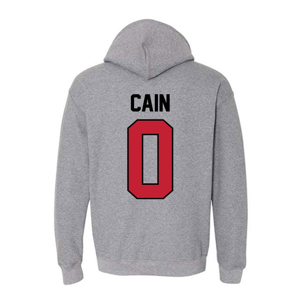 Georgia - NCAA Men's Basketball : Blue Cain - Classic Shersey Hooded Sweatshirt-1