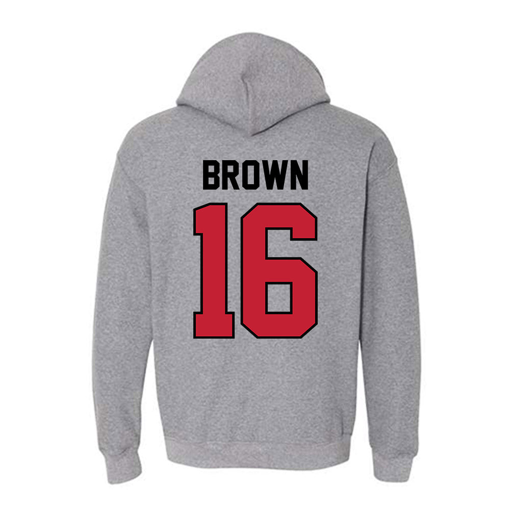 Georgia - NCAA Baseball : Zachary Brown - Classic Shersey Hooded Sweatshirt-1