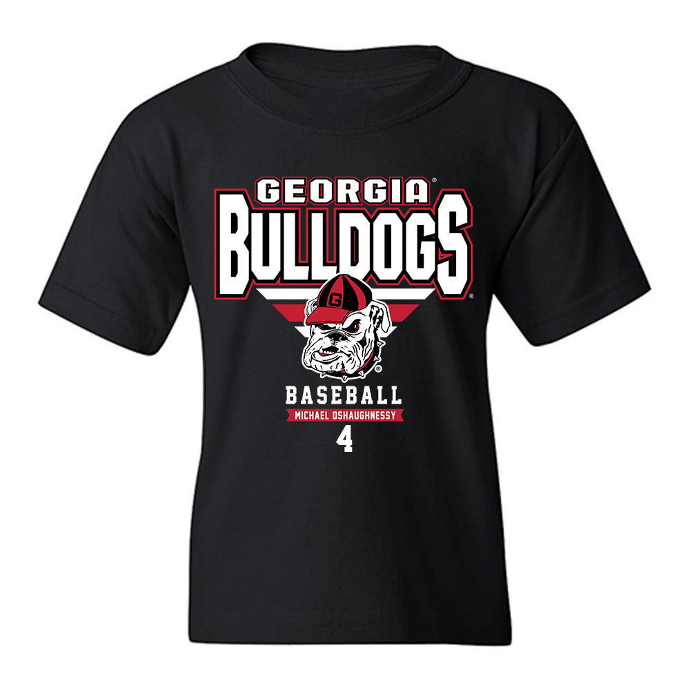 Georgia - NCAA Baseball : Michael Oshaughnessy - Classic Fashion Shersey Youth T-Shirt-0