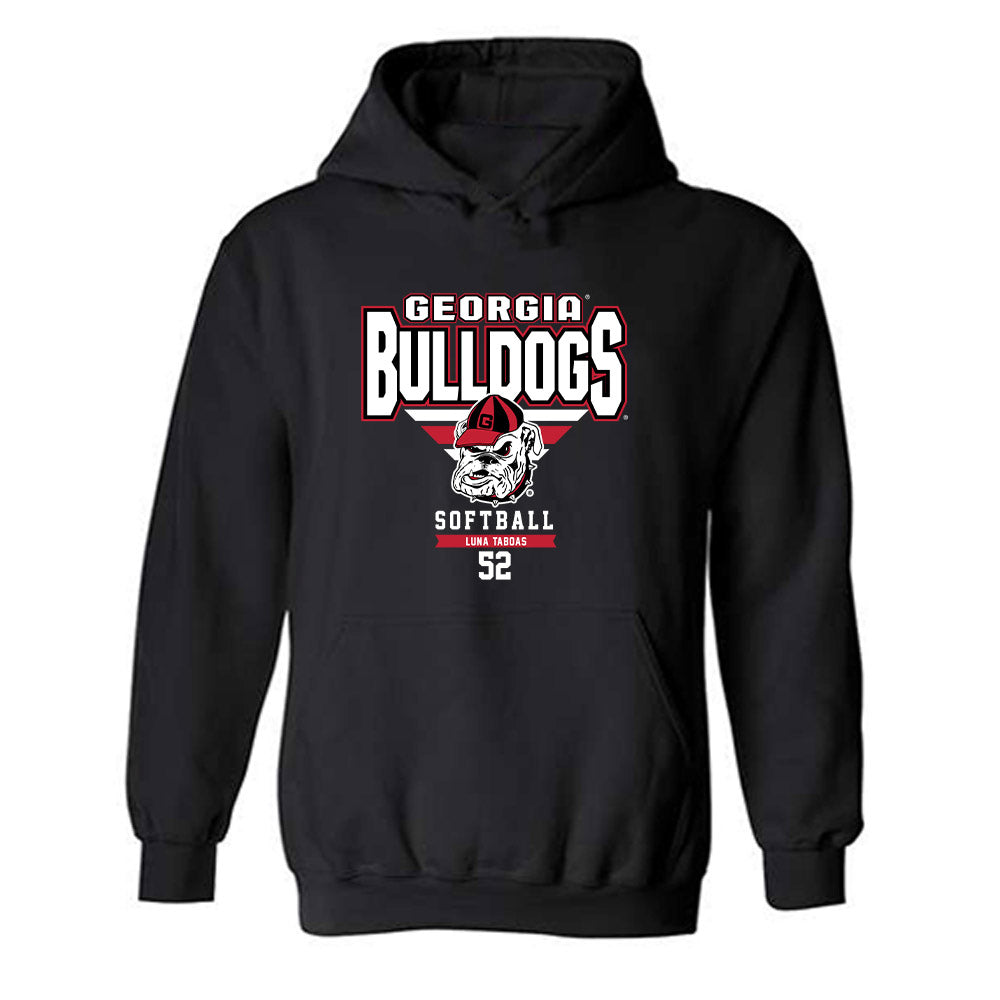 Georgia - NCAA Softball : Luna Taboas - Classic Fashion Shersey Hooded Sweatshirt-0